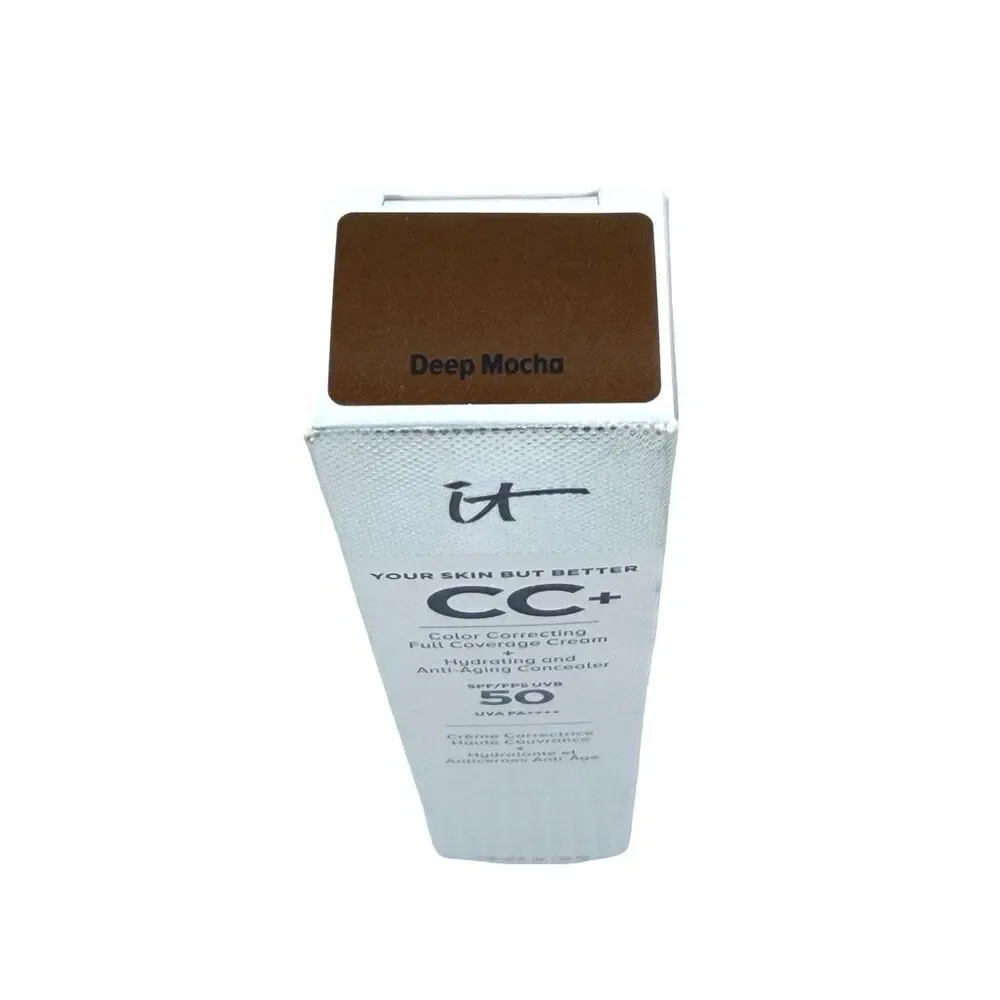 IT Cosmetics CC+ Color Correcting Full Coverage Cream - SPF 50 - Deep Mocha